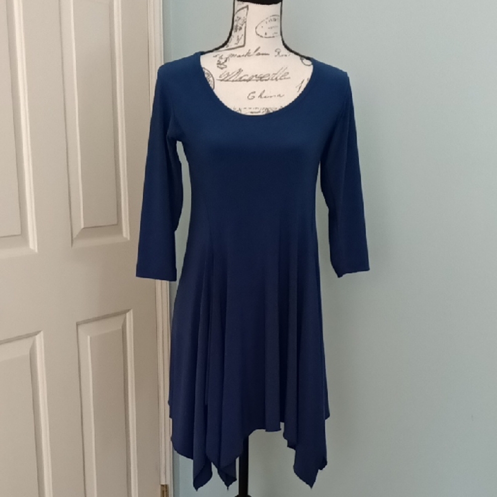 Sympli Tunic Dress Royal Blue Size 4